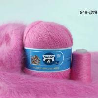 Пух норки RONGXIANGYUAN 849 барби) 95% пух норки 5% ПА 50 гр/350 м