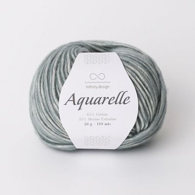Infinity Aquarelle ( 7745 EUCALYPTUS) 65% хлопок, 35% мериносовая шерсть 50 гр/110 м